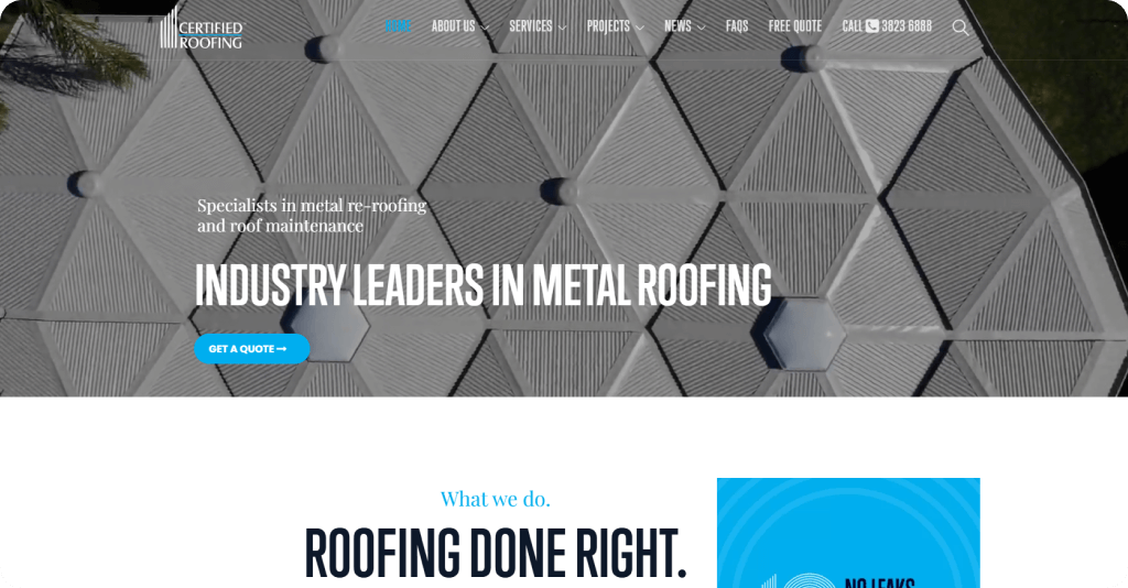 certifiedroofing Hero Section