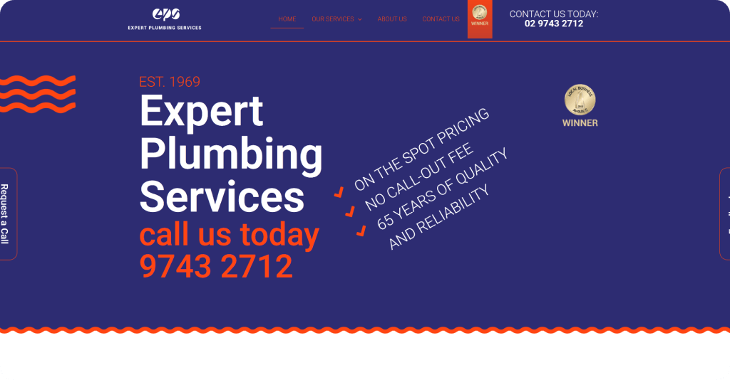 expertplumbingservices Hero Section